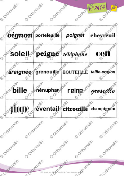 Page 6 de la fiche