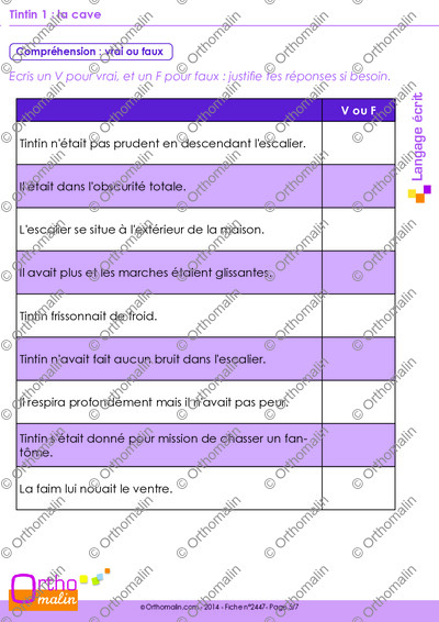 Page 5 de la fiche