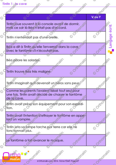 Page 6 de la fiche