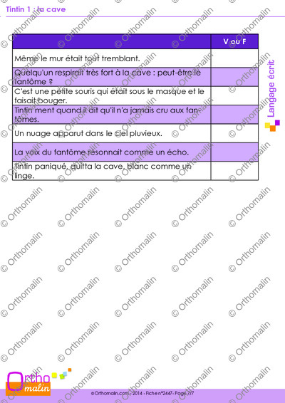 Page 7 de la fiche