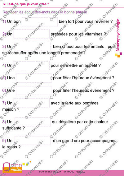 Page 3 de la fiche