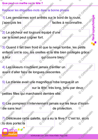 Page 3 de la fiche