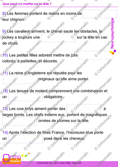 Page 4 de la fiche