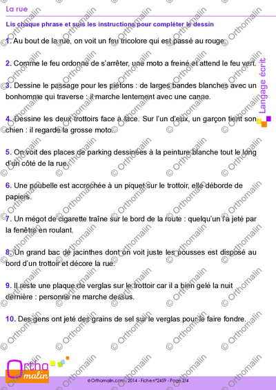 Page 2 de la fiche