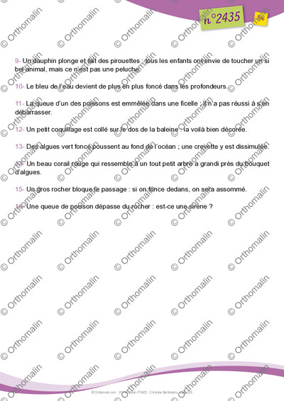 Page 3 de la fiche