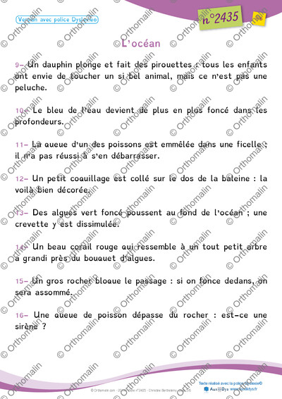 Page 5 de la fiche