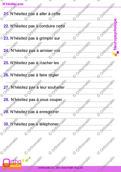 Page 4 de la fiche