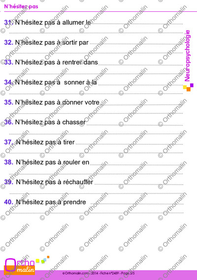 Page 5 de la fiche