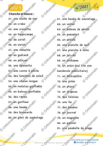 Page 7 de la fiche