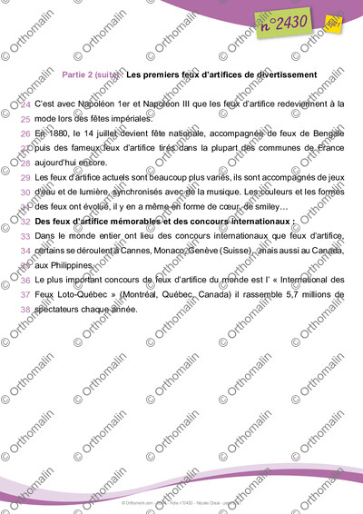 Page 5 de la fiche