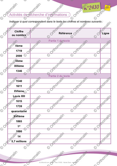 Page 8 de la fiche