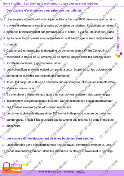 Page 2 de la fiche