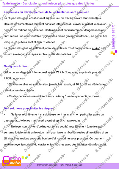 Page 15 de la fiche
