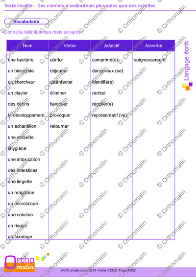 Page 16 de la fiche
