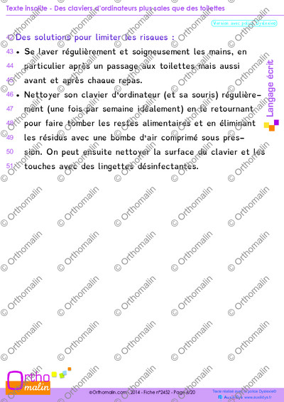 Page 6 de la fiche