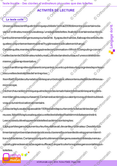 Page 7 de la fiche