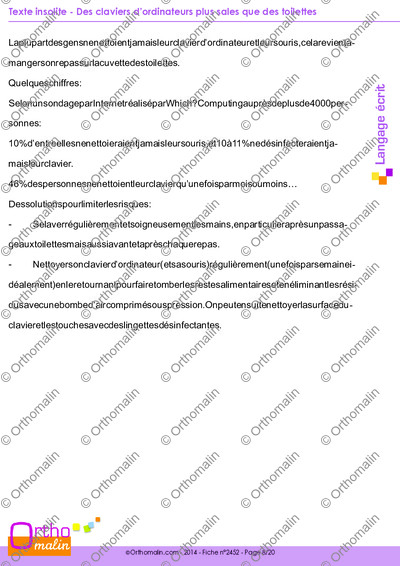 Page 8 de la fiche