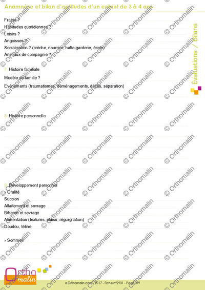 Page 3 de la fiche