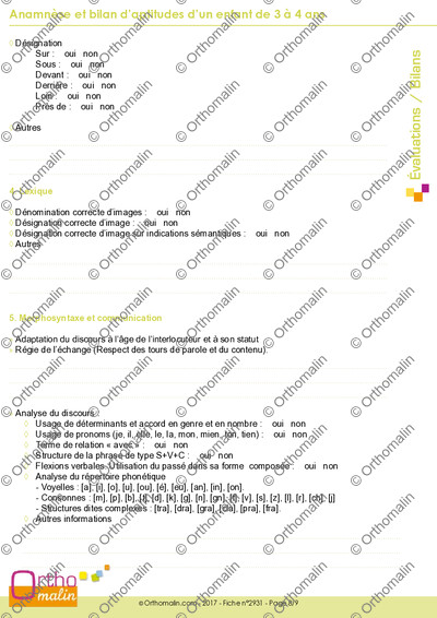 Page 8 de la fiche