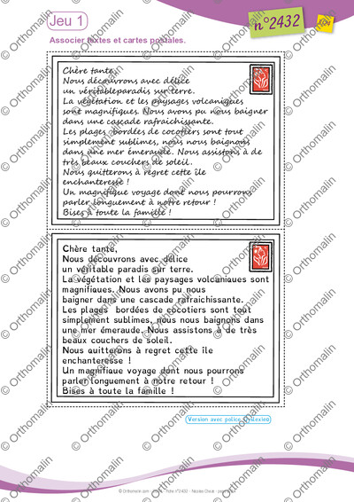 Page 3 de la fiche