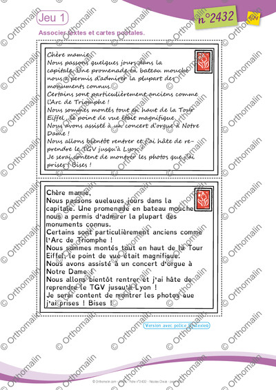 Page 4 de la fiche