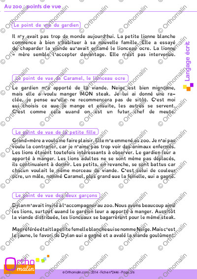 Page 3 de la fiche