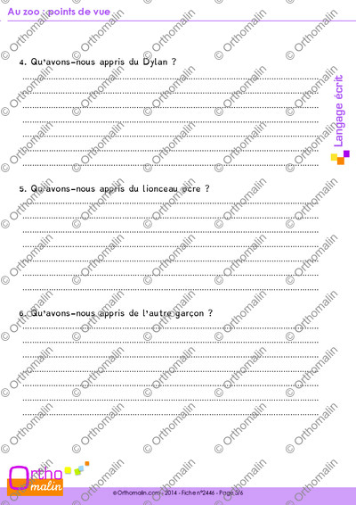 Page 5 de la fiche