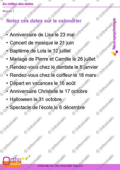 Page 6 de la fiche