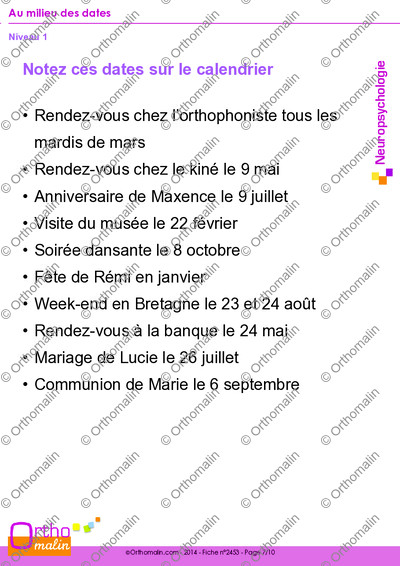 Page 7 de la fiche