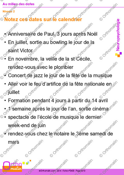 Page 8 de la fiche