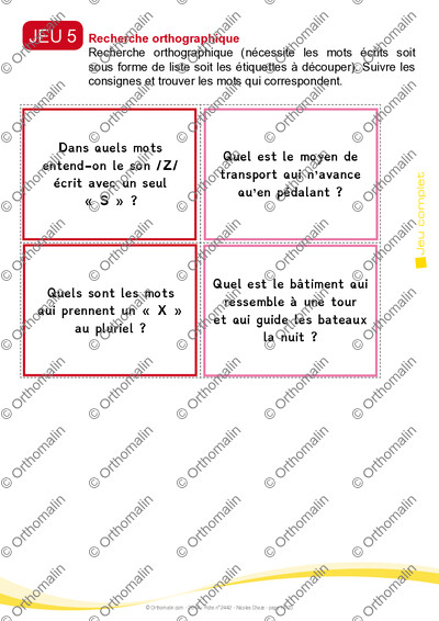 Page 11 de la fiche