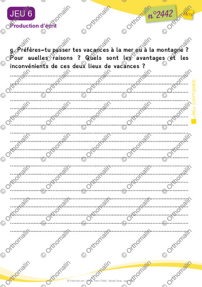 Page 15 de la fiche