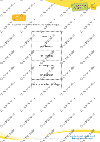 Page 7 de la fiche