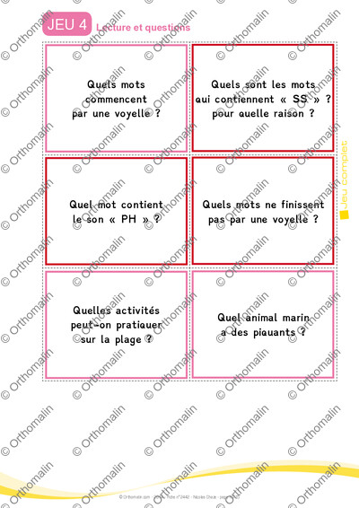 Page 10 de la fiche