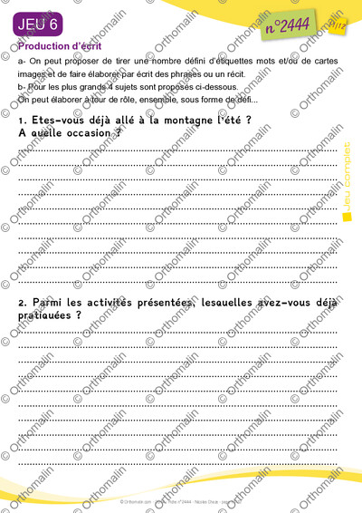 Page 11 de la fiche