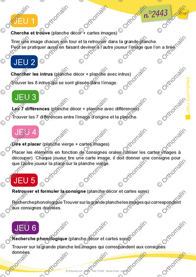 Page 2 de la fiche
