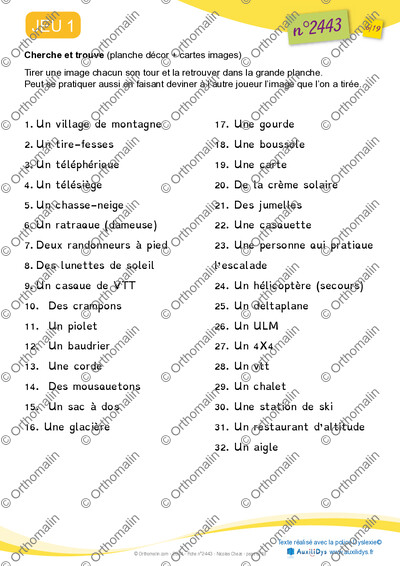 Page 6 de la fiche