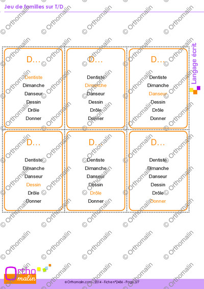 Page 3 de la fiche