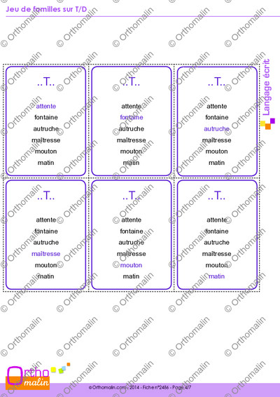 Page 4 de la fiche