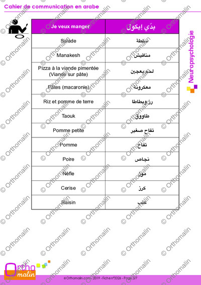 Page 5 de la fiche