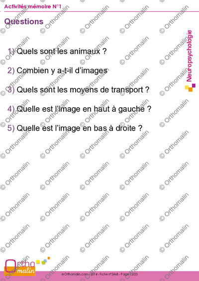 Page 13 de la fiche