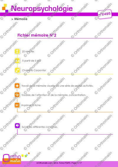 Page 1 de la fiche