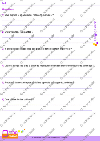 Page 6 de la fiche