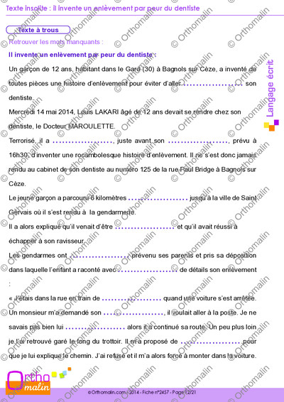 Page 12 de la fiche