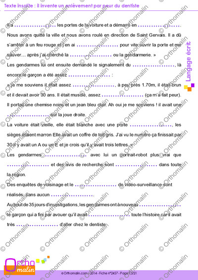 Page 13 de la fiche
