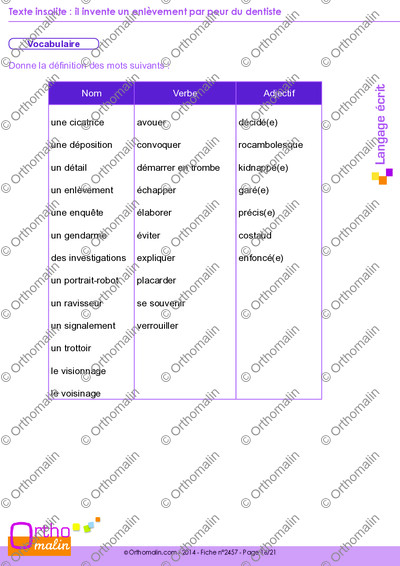 Page 16 de la fiche