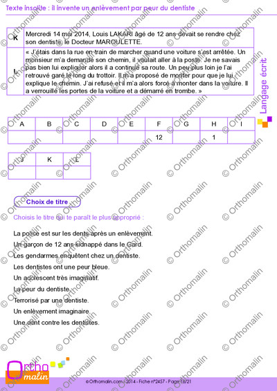 Page 18 de la fiche