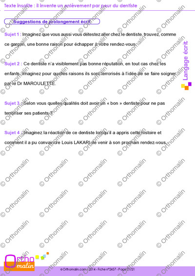 Page 21 de la fiche