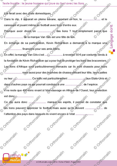 Page 13 de la fiche