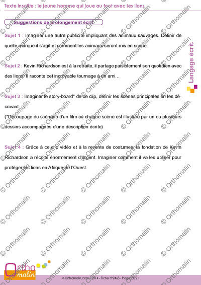 Page 21 de la fiche